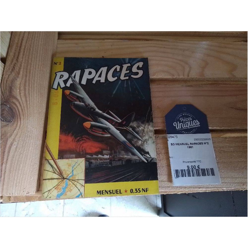 BD MENSUEL RAPACES N°2 1961