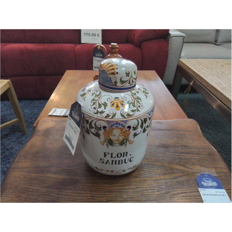 POT COUVERT FAIENCE