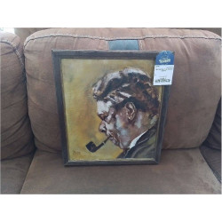 PEINTURE SUR TOILE FUMEUR...