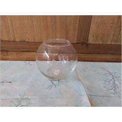 VASE BOULE EN VERRE