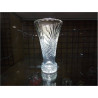 VASE CRISTAL TAILLÉ H: 22CM