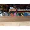 LETTRE EN METAL COLORE