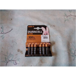 PILES DURACELL AAA LOT DE 6