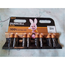 PILES DURACELL AA LOT DE 8