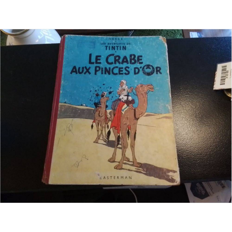 BD TINTIN LE CRABE AUX PINCES D’OR B11 1954 EN L’ÉTAT 