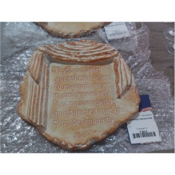 PLAQUE DECO TEXTE PLÂTRE