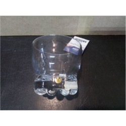 VASE CRISTAL PEILL ANNNÉES 70 H : 12CM 