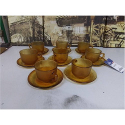 TASSE & SOUS TASSE EN VERRE...