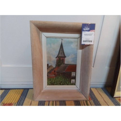 HUILE SUR TOILE EGLISE...