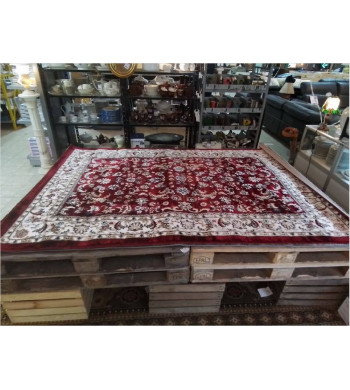 TAPIS ISFAHAN 160X230 ROUGE