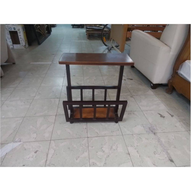 PORTE REVUES EN BOIS ET FER FORGÉ 