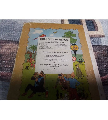 BD TINTIN OBJECTIF LUNE 1953 EO B8 ABIMÉ