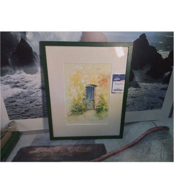 AQUARELLE PORTE DE MAISON...