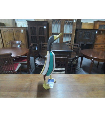 STATUETTE CANARD EN BOIS...