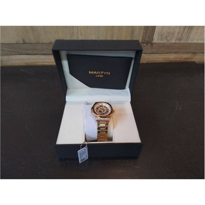 MONTRE MARTYN LINE AUTOMATIQUE DORÉE JAMAIS PORTÉE 