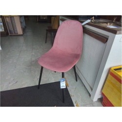 CHAISE VELOURS ROSE BOY 9090-5