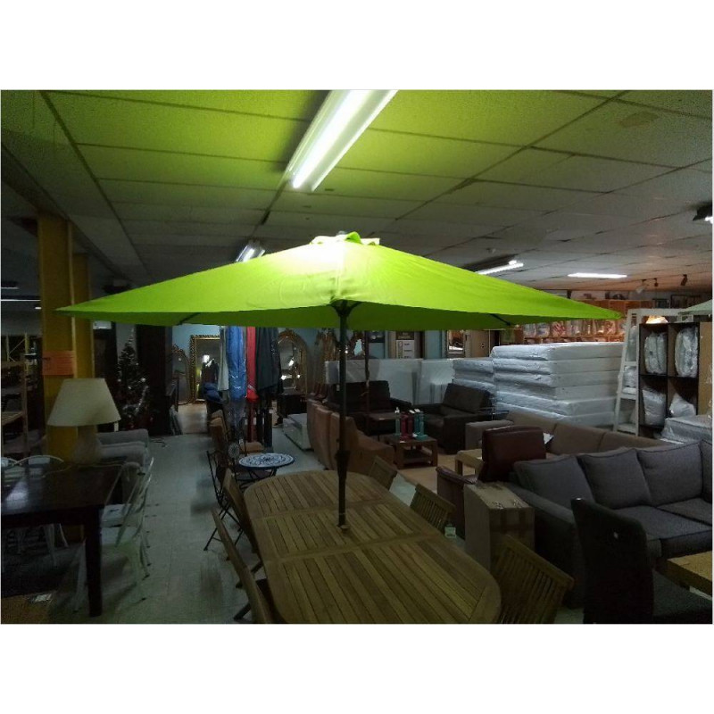 PARASOL PIED CENTRAL MÉTAL FIN