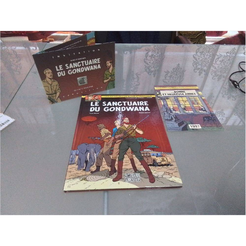 BD BLAKE & MORTIMER SANCTUAIRE DU GONDWANA + CARTE