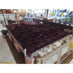 TAPIS 160X230 SAMBA BORDEAUX