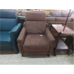 FAUTEUIL MICROFIBRE BRUN