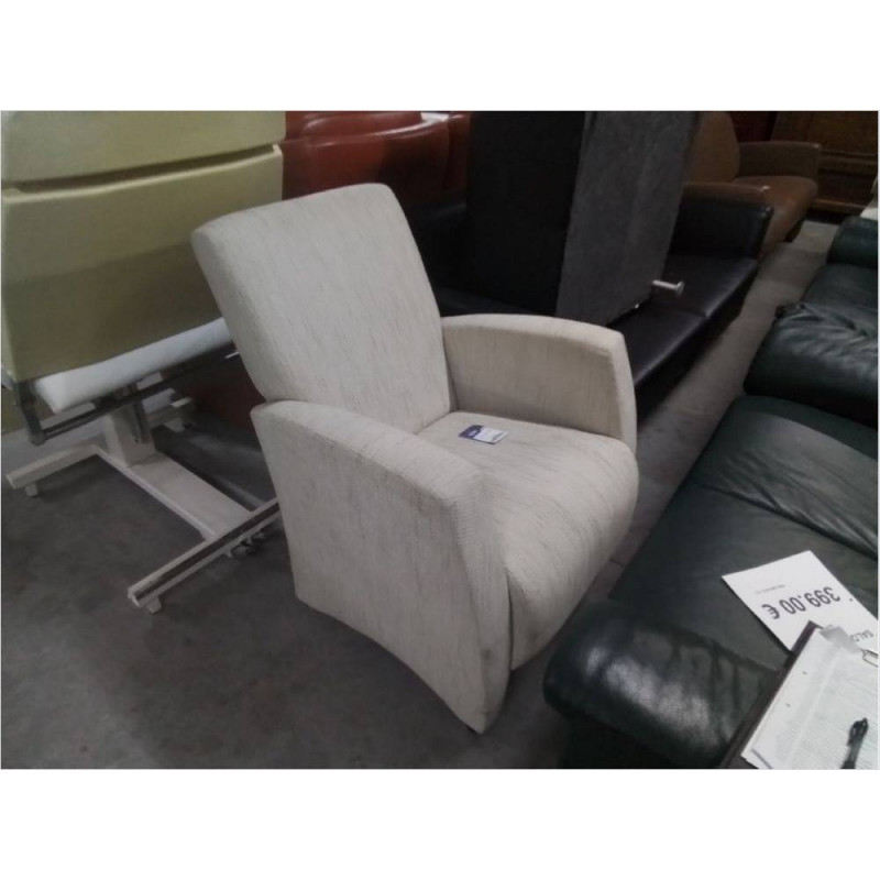 FAUTEUIL CLUB TISSU BEIGE 