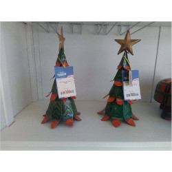 PETIT SAPIN DE NOEL EN MÉTAL 