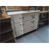 COMMODE 3 TIROIRS BLANCHE