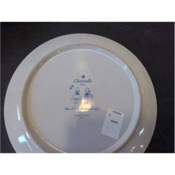 ASSIETTE ET BOL CHRISTOFLE PARIS LEO ET LEA AU PRINTEMPS