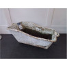 JARDINIÈRE EN FONTE BLANCHE