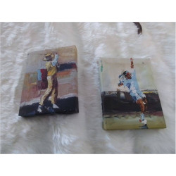 HUILE SUR TOILE SPORTIF