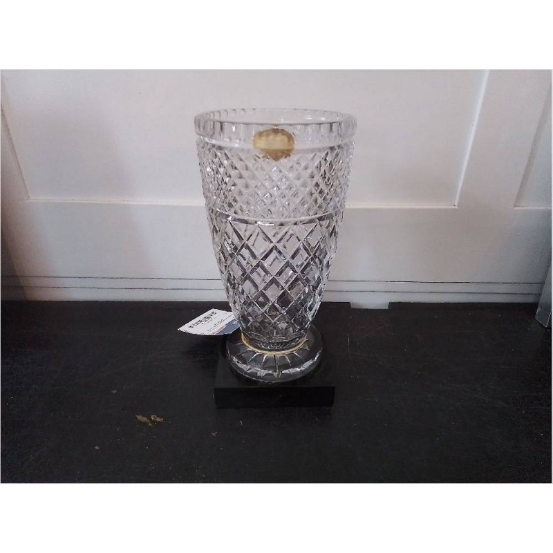 VASE TROPHÉE CRISTAL DE BOHÈME