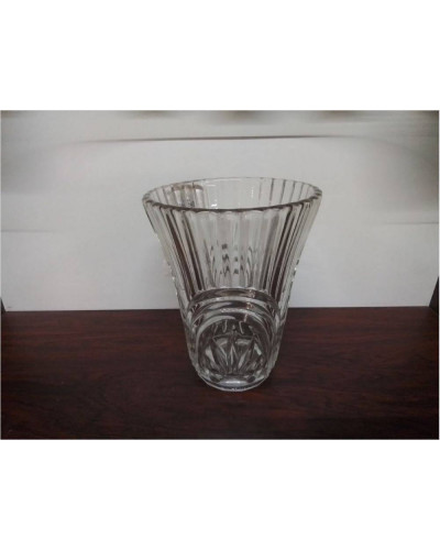 VASE VERRE TAILLÉ 20CM