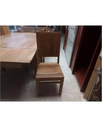 ENSEMBLE DE 8 CHAISES EN TECK
