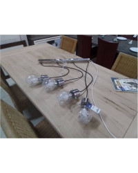 SUSPENSION MODERNE CHROME