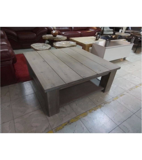 TABLE DE SALON CARRÉE BOIS...