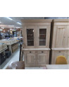 BUFFET 2 CORPS VITRÉ CHÊNE CLAIR JB 126X50X215 