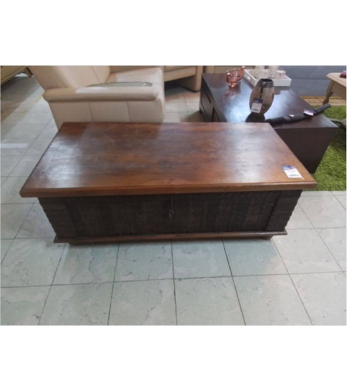 TABLE BASSE COFFRE BOIS...