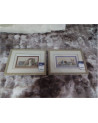 CADRE BRODERIE FLEURS 44X32