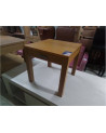 TABLE BASSE CARRÉE 1 TIROIR PLACAGE CHENE 