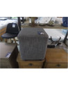 POUF TISSU GRIS 
