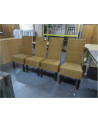 SERIE DE 4 CHAISES EN ROTIN