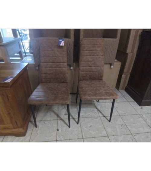SUITE DE 2 CHAISES MODERNES...