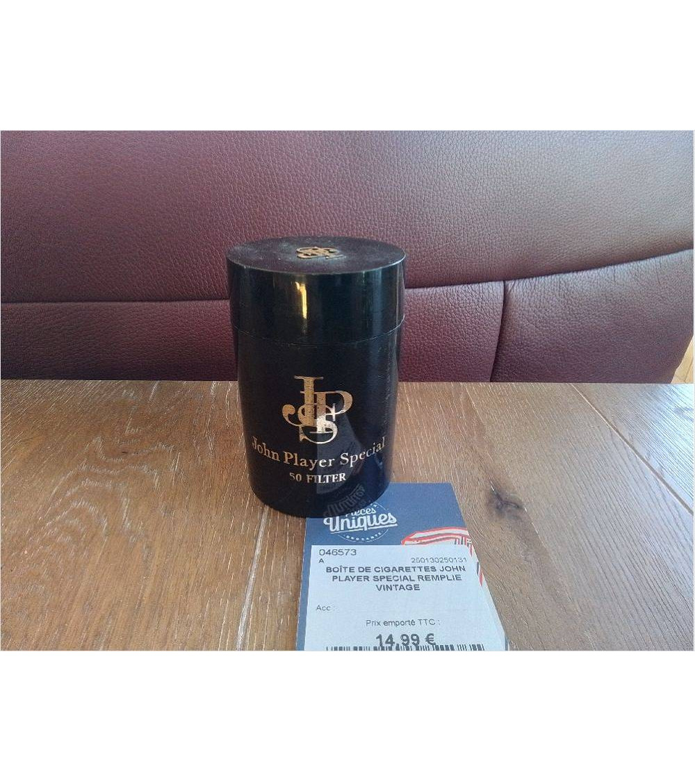 BOÎTE DE CIGARETTES JOHN PLAYER SPECIAL REMPLIE VINTAGE