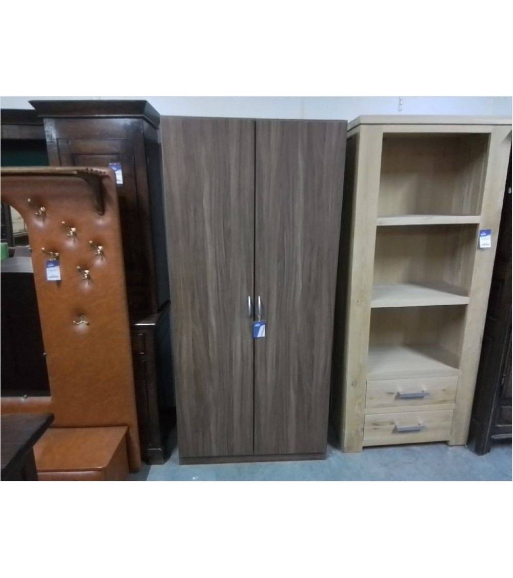 ARMOIRE PENDERIE 2 PORTES 91X55X197