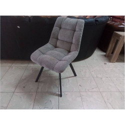 CHAISE LIZZY TISSU GRIS...