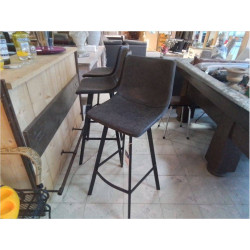 TABOURET DE BAR OZAN NOIR