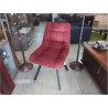 CHAISE LIZZY TISSU ROUGE