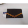 POCHETTE DELVAUX CUIR BRUN