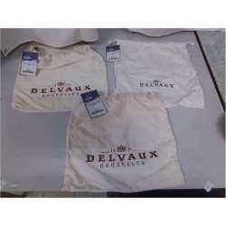 POCHETTE DELVAUX TISSU BLANC 