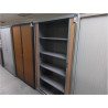 ARMOIRE DE BUREAU METALLIQUE 2 PORTES + CLE